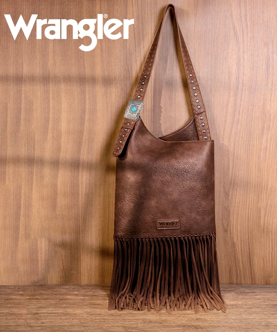 Wrangler Fringe Crossbody Bag